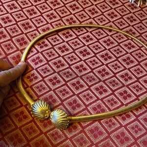 Elegant Gold Shell belt